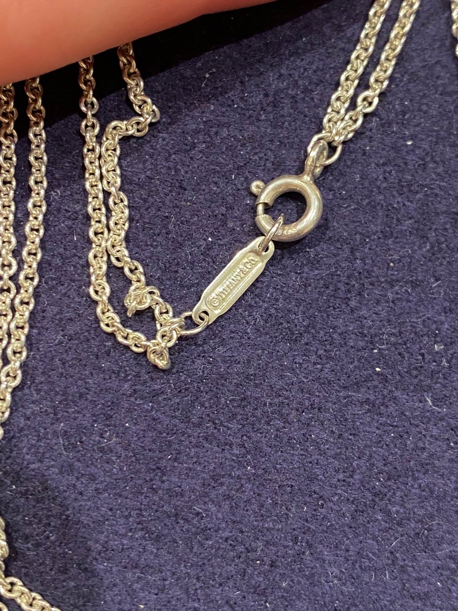 Tiffany And Co, Collier Argent Infinity