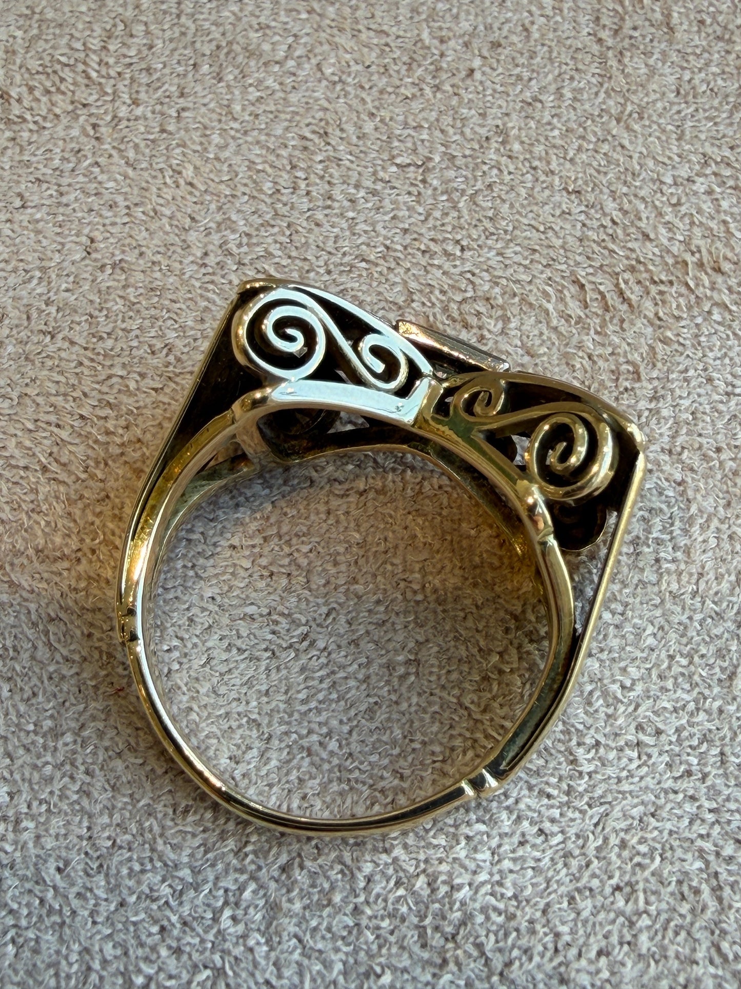 BAGUE TANK "NOEUD"