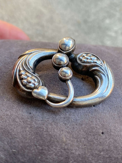 Broche en argent Georg Arthur Jensen