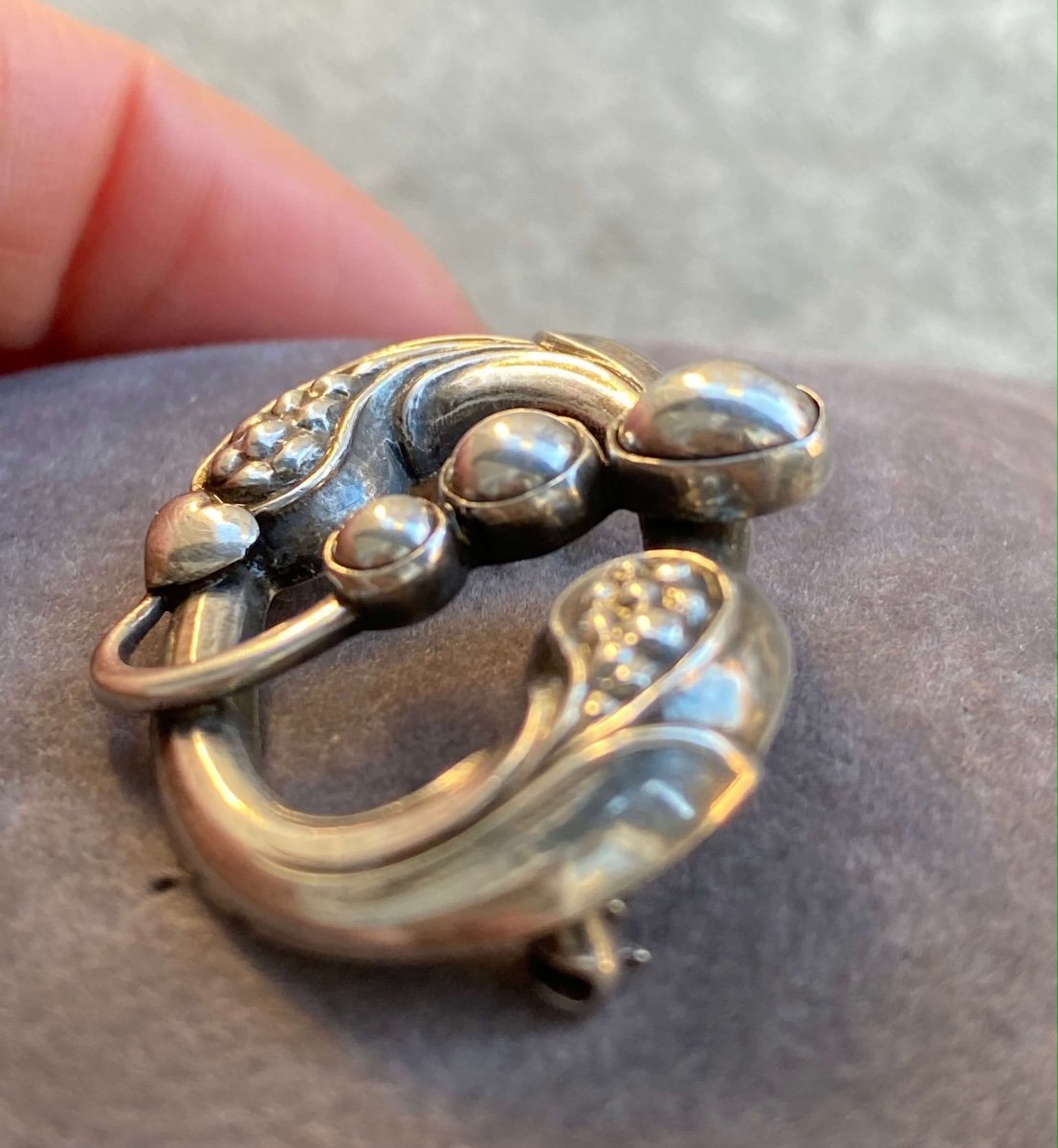 Broche en argent Georg Arthur Jensen