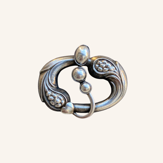 Broche en argent Georg Arthur Jensen