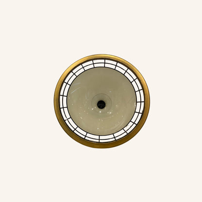 WESTMORELAND AND GLASS Cie, COUPE SUR PIED ART DECO