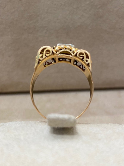 Bague Tank Filigranée