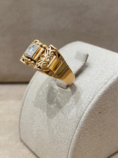 Bague Tank Filigranée