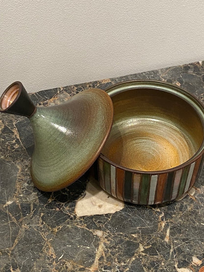 Yvonne & René Maurel, Pyxide En Céramique