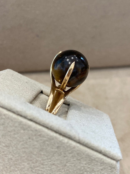 Bague Vintage Oeil De Tigre