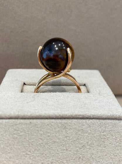 Bague Vintage Oeil De Tigre