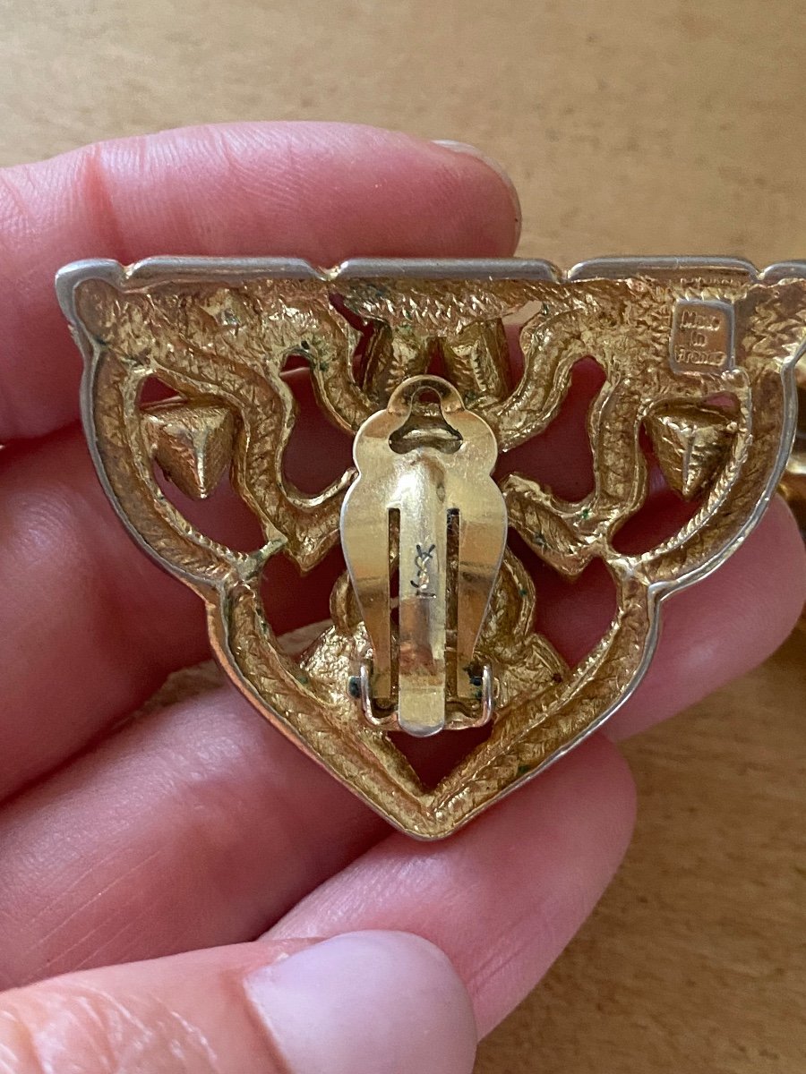 Yves Saint Laurent, Rares boucles d'oreilles "ottomanes"