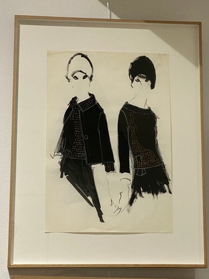 Atelier Balmain Attribué à , Croquis De Mode