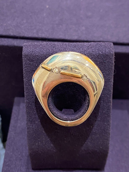 Janine Renard (1947), Large Modernist Domed Ring