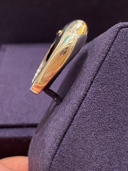 Janine Renard (1947), Large Modernist Domed Ring