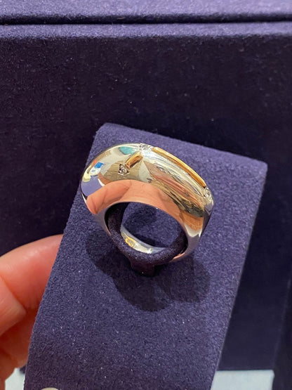 Janine Renard (1947), Large Modernist Domed Ring