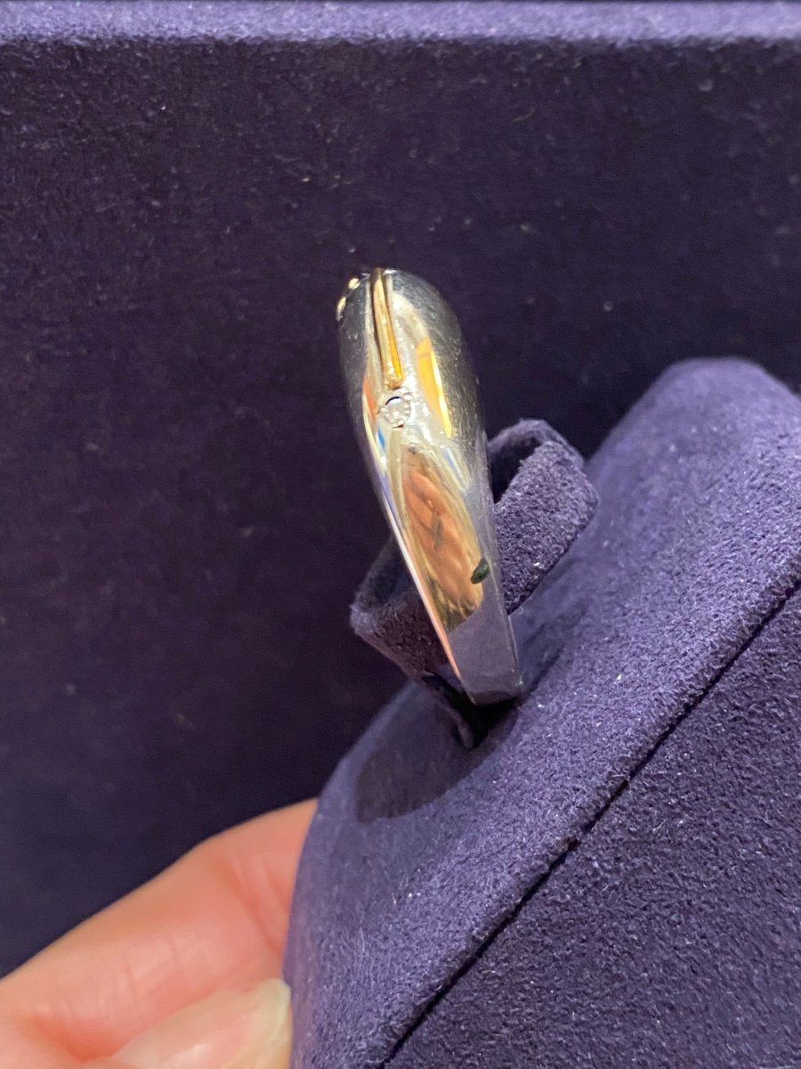 Janine Renard (1947), Large Modernist Domed Ring