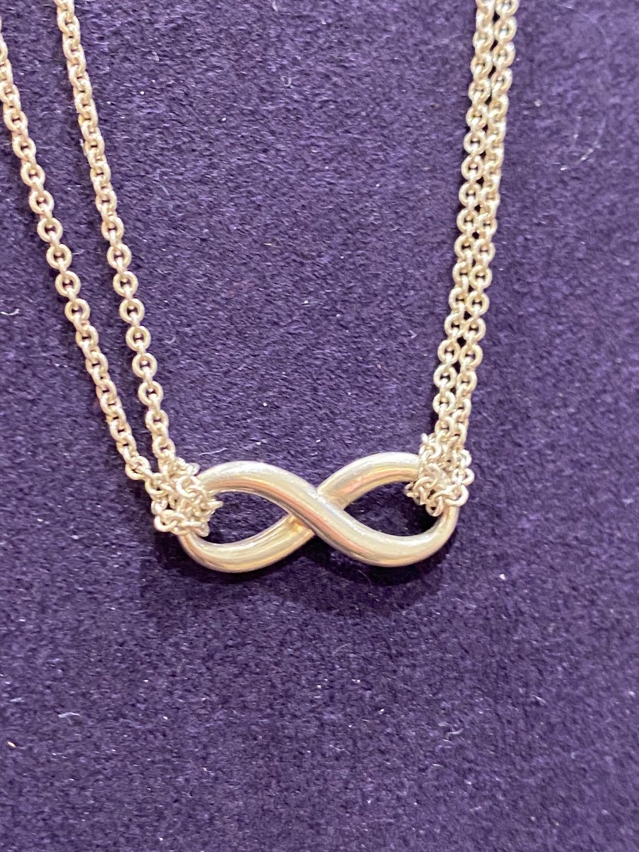 Tiffany And Co, Collier Argent Infinity