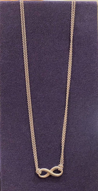 Tiffany & Co, Collier Argent Infinity