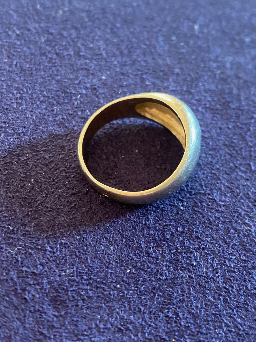 Jonc anglais En Or Et Diamant