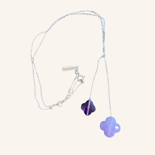MORGANNE BELLO, COLLIER NEGLIGE AMETHYSTE