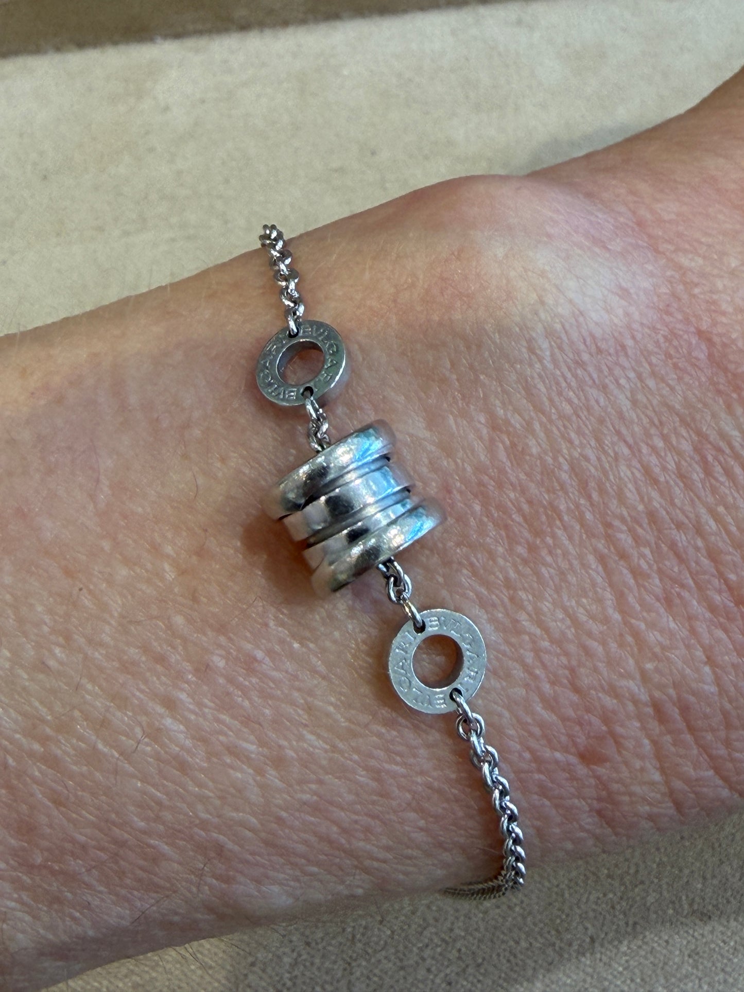 BULGARI, BRACELET B.ZERO.1 EN OR GRIS