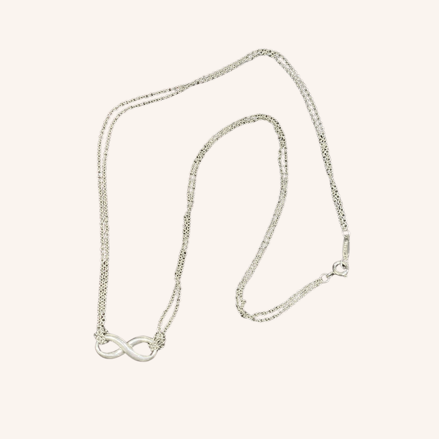 Tiffany & Co, Collier Argent Infinity