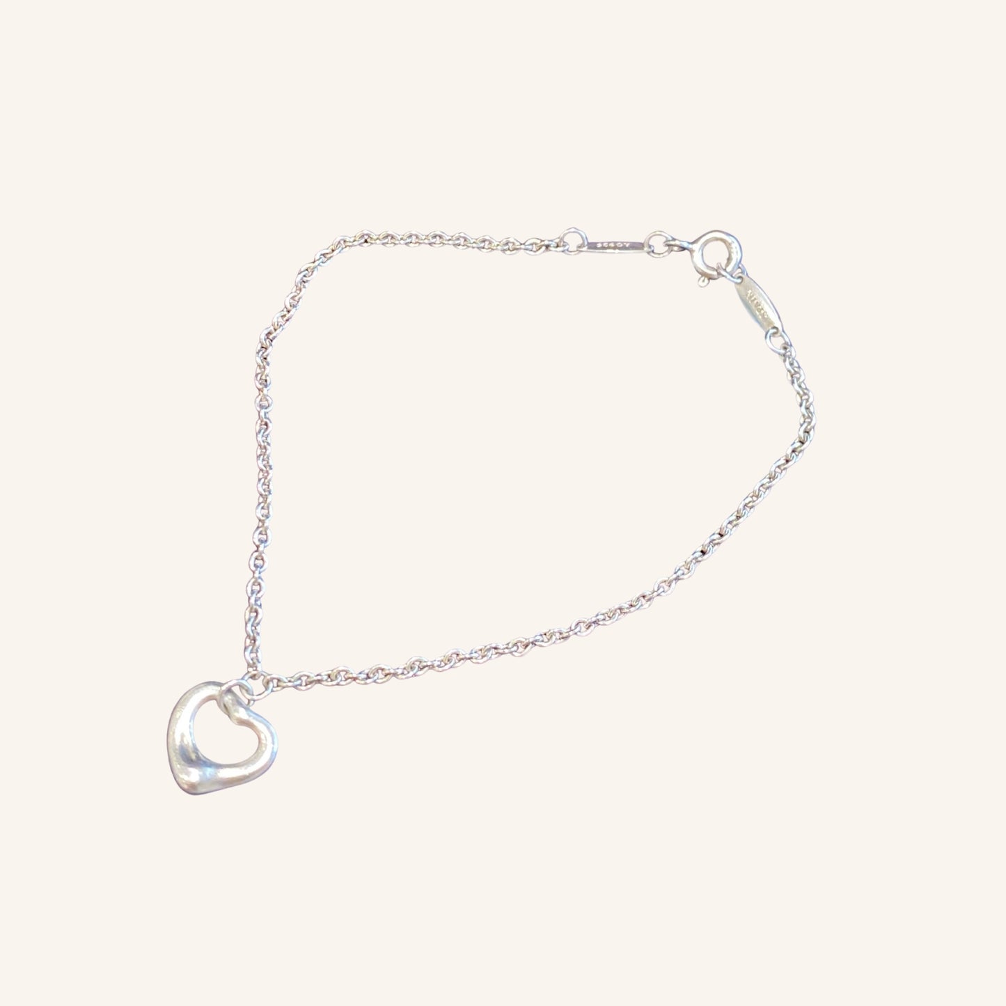 TIFFANY & Co, par Elsa Peretti (1940-2021) Bracelet "Open heart"