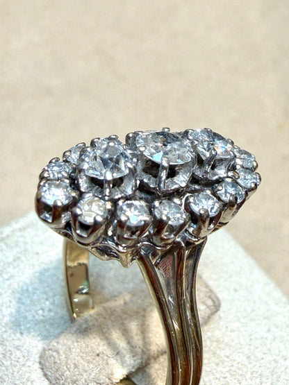 BAGUE MARQUISE DIAMANTS