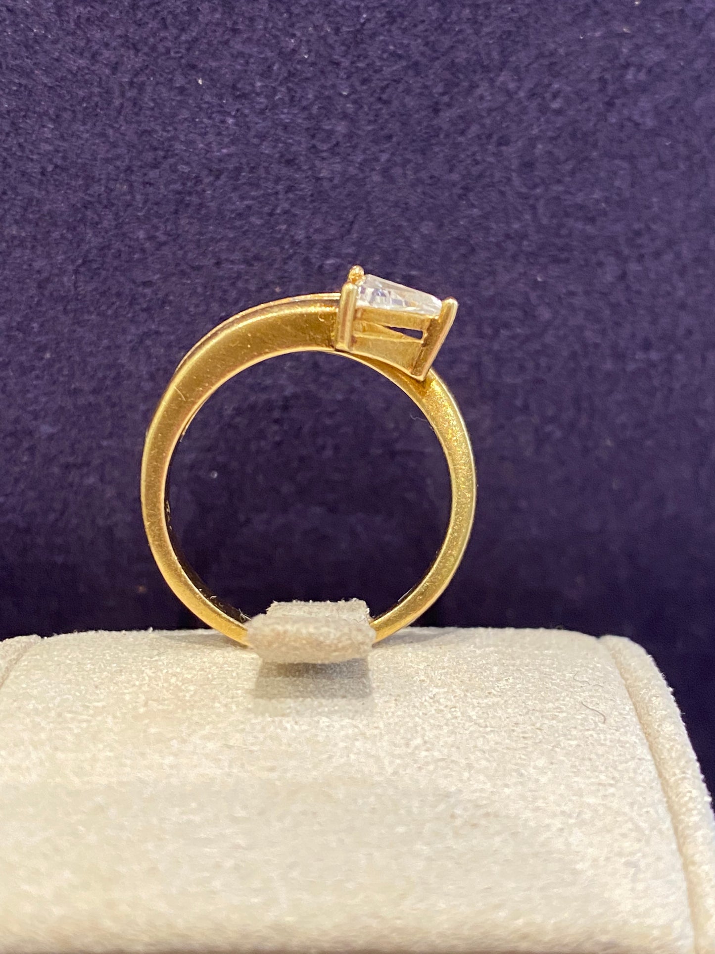 Bague Serpent Stylisé En Or & Diamant