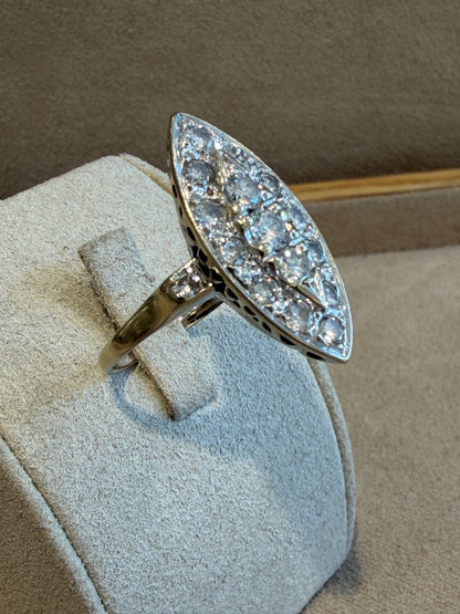 BAGUE MARQUISE DIAMANTS