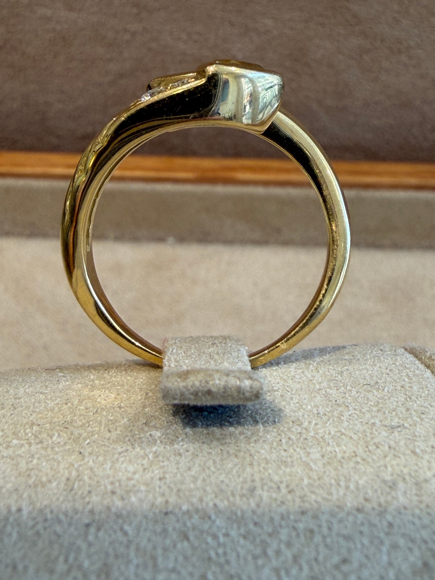BAGUE TOI & MOI SAPHIR BLEU SAPHIR JAUNE