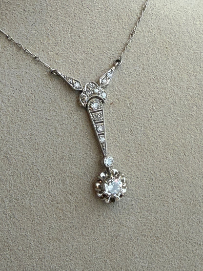 COLLIER PENDENTIF ART DECO
