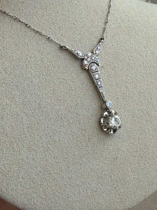 COLLIER PENDENTIF ART DECO