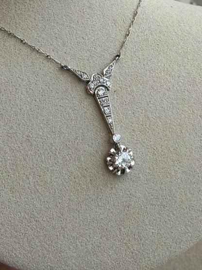 COLLIER PENDENTIF ART DECO
