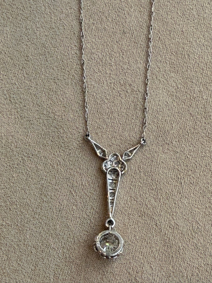 COLLIER PENDENTIF ART DECO