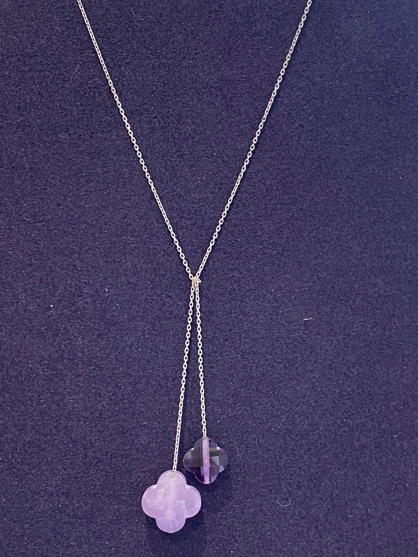 MORGANNE BELLO, COLLIER NEGLIGE AMETHYSTE