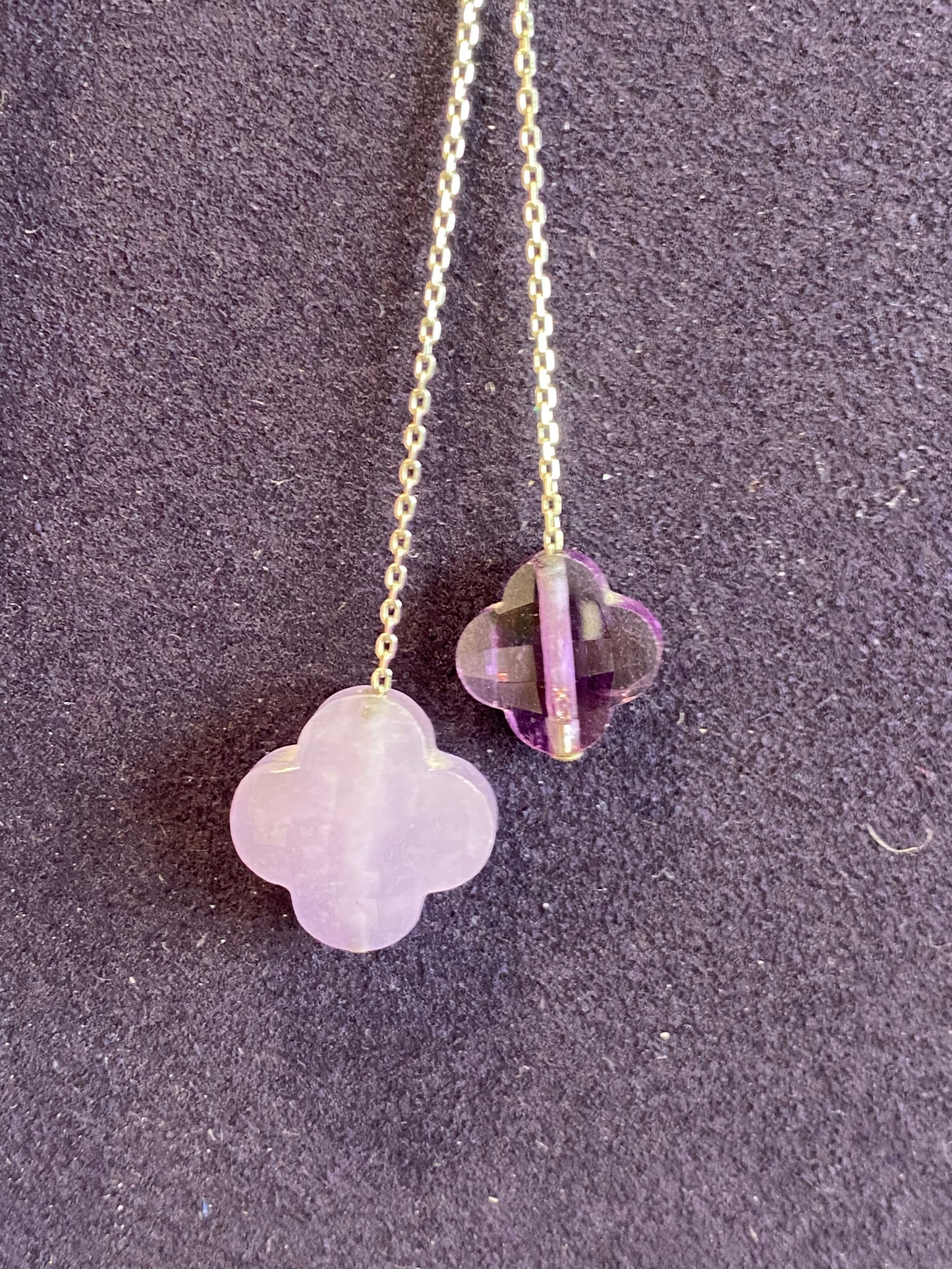 MORGANNE BELLO, COLLIER NEGLIGE AMETHYSTE