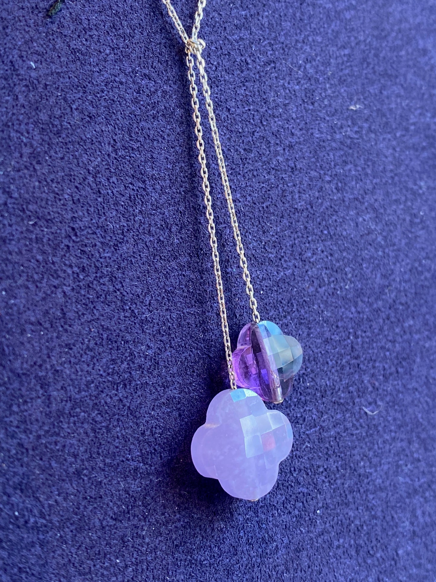 MORGANNE BELLO, COLLIER NEGLIGE AMETHYSTE