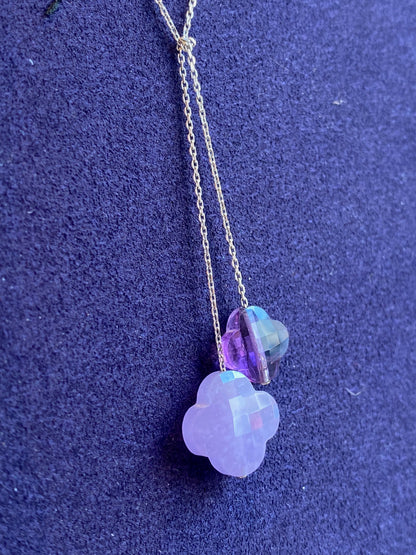 MORGANNE BELLO, COLLIER NEGLIGE AMETHYSTE