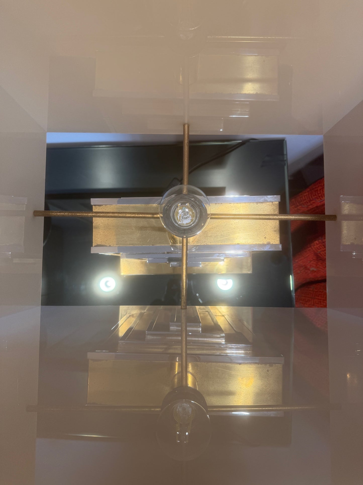 IMPORTANTE LAMPE ITALIENNE STYLE HOLLYWOOD REGENCY 70/80'