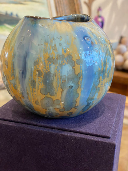 GRES DE PIERREFONDS, PETIT VASE EVASE