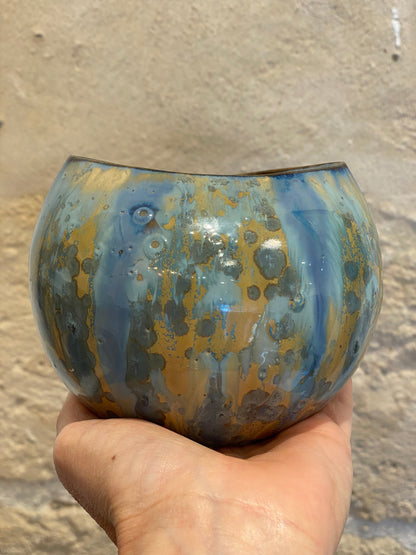 GRES DE PIERREFONDS, PETIT VASE EVASE