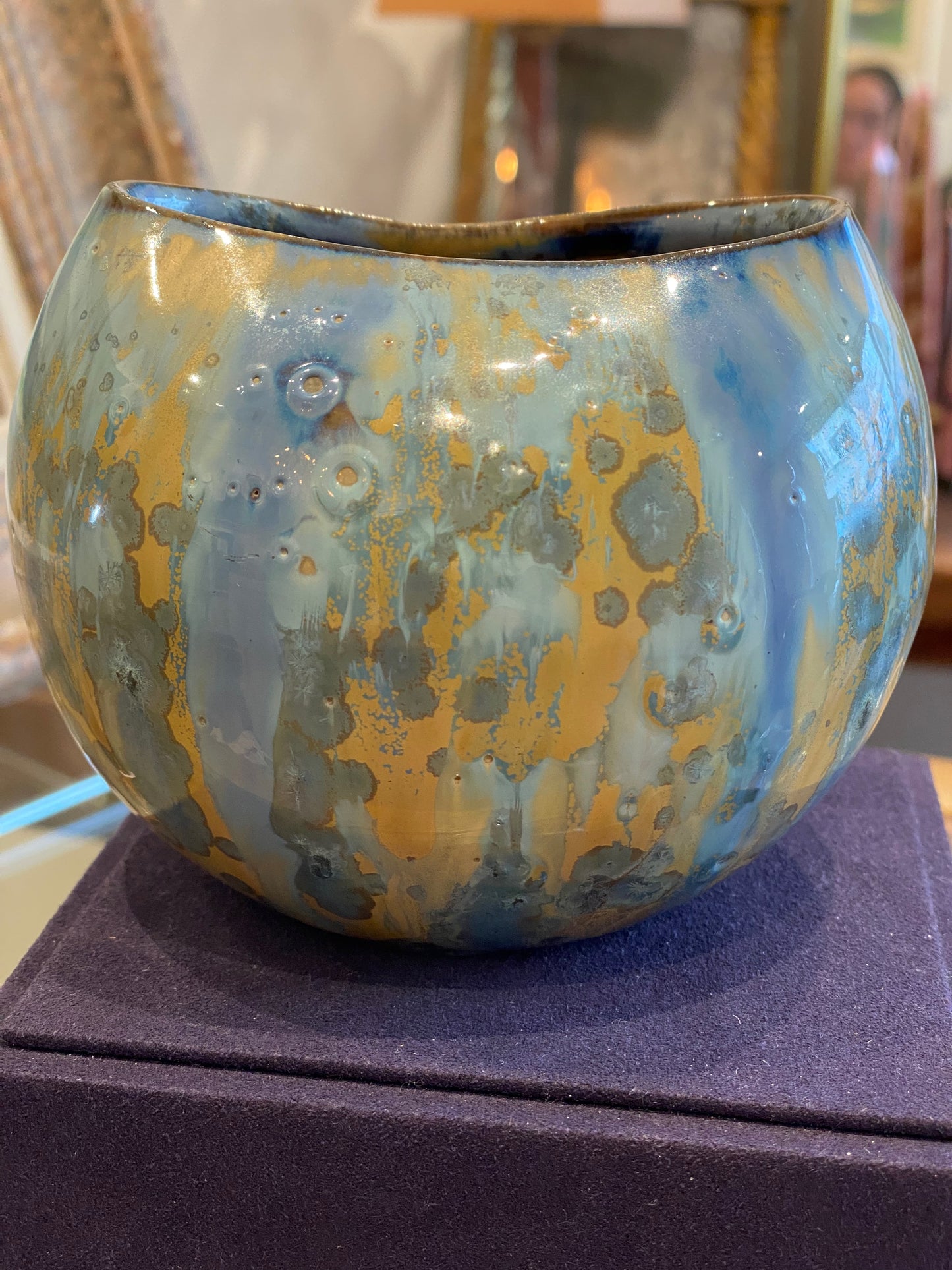 GRES DE PIERREFONDS, PETIT VASE EVASE