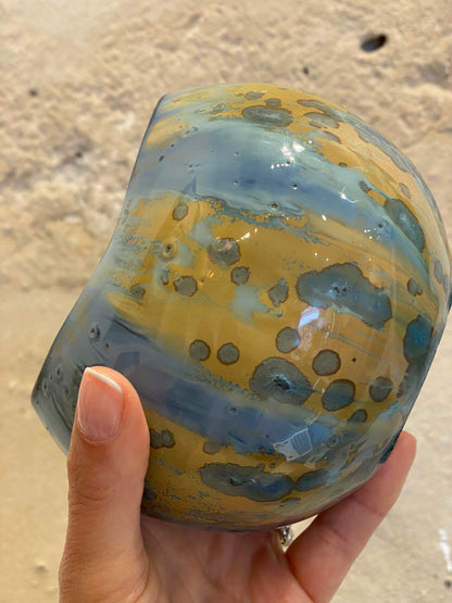 GRES DE PIERREFONDS, PETIT VASE EVASE