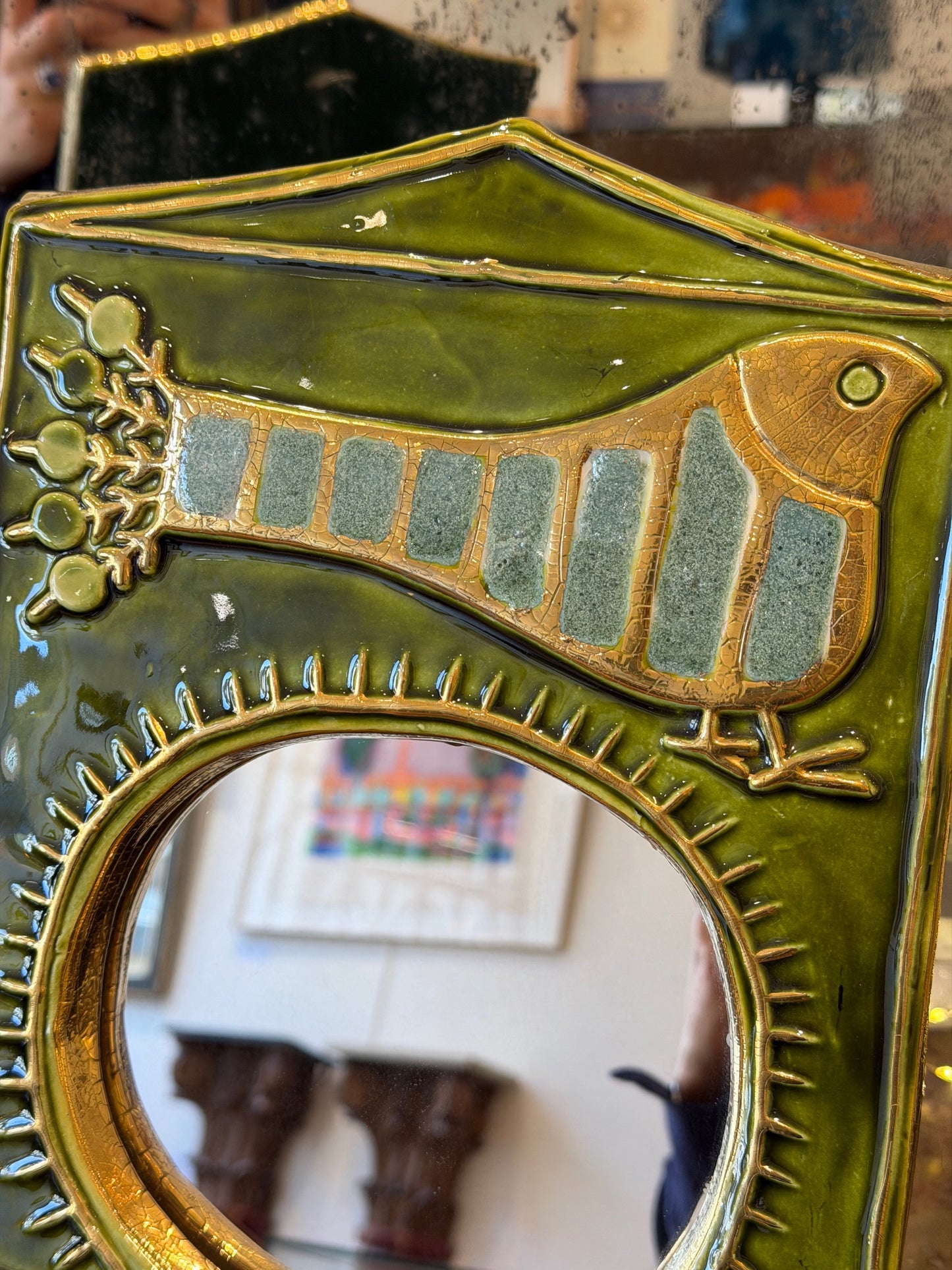 MITHE ESPELT (1923-2020), MIROIR "PAON"