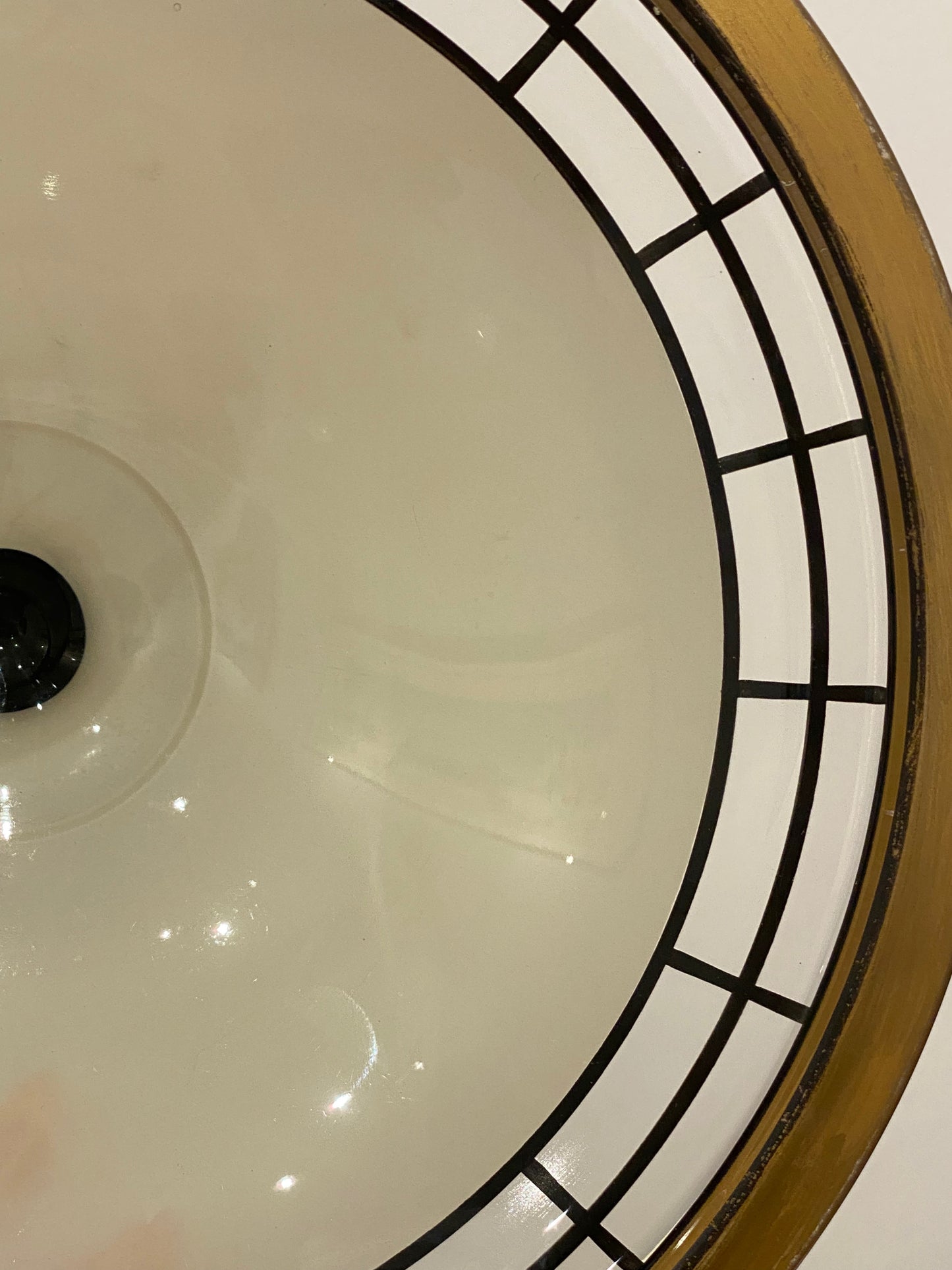 WESTMORELAND AND GLASS Cie, COUPE SUR PIED ART DECO