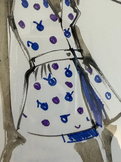 ATELIER BALMAIN (ATTRIBUE A), CROQUIS DE MODE