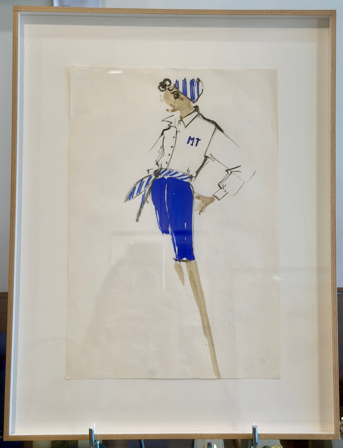 ATELIER BALMAIN (ATTRIBUE A), CROQUIS DE MODE