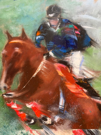 VICTOR SPAHN (1949), SAUT D'OBSTACLE