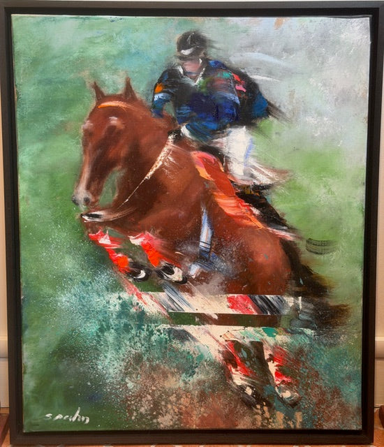 VICTOR SPAHN (1949), SAUT D'OBSTACLE