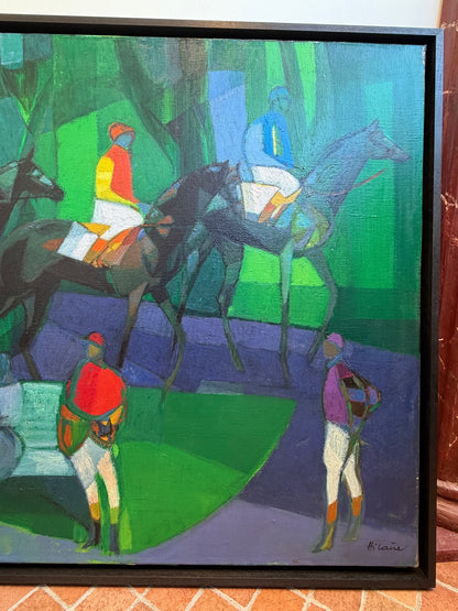 CAMILLE HILAIRE (1916-2004), PESAGE A DEAUVILLE