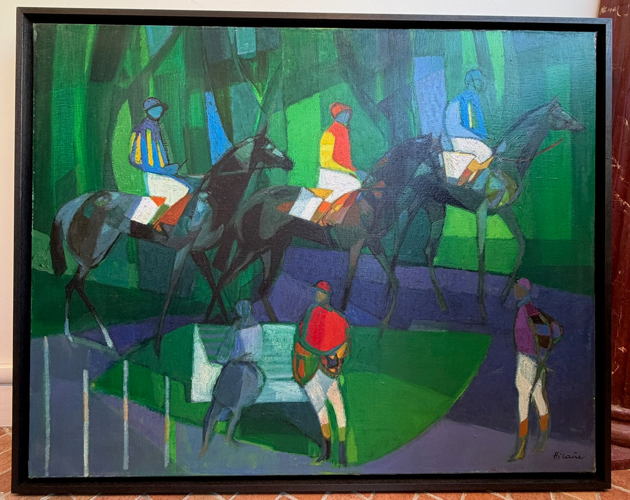 CAMILLE HILAIRE (1916-2004), PESAGE A DEAUVILLE