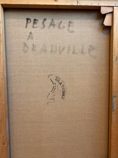 CAMILLE HILAIRE (1916-2004), PESAGE A DEAUVILLE